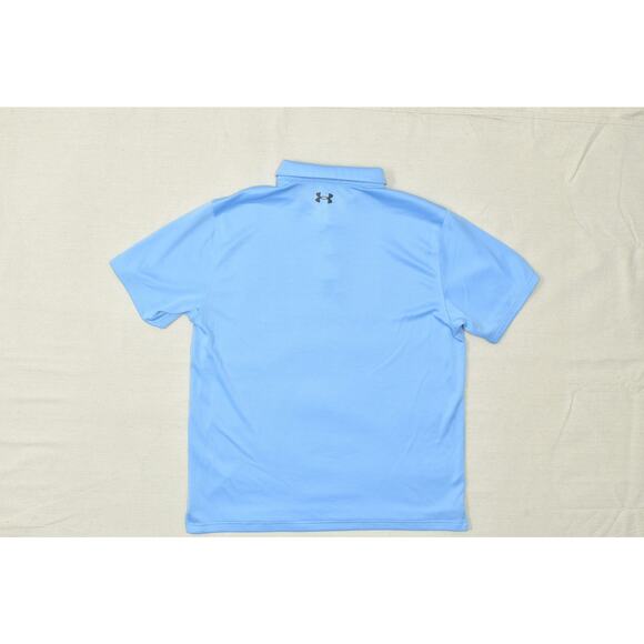 Under Armour Men's Blue Golf Polo Shirt Regular Size XXL Short Sleeve - Picture 8 of 8